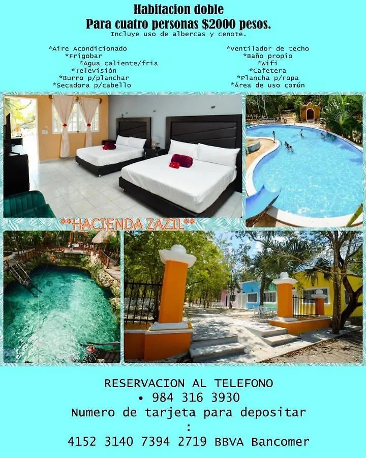 Appartement Hacienda Zazil Hospedaje à Tulum 0*,  Mexique
